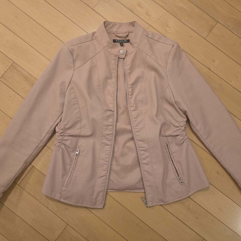 Baccini Medium Vegan Leather Jacket
